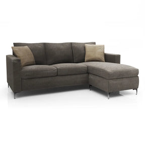 (Promoción 🔥) Sillón de 3 Cuerpos Esquinero Convertible American Wood Chenille Gris