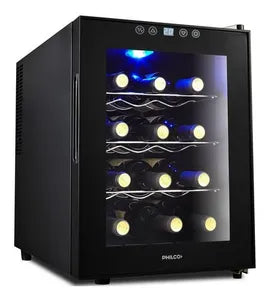 (Promoción de cumpleaños 🔥) Cava Eléctrica Philco Phcav012n 12 Botellas