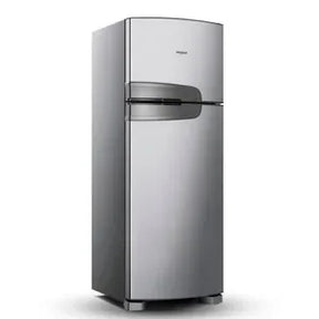 Heladera Whirlpool No Frost WRM39CK Top Mount Inox 340 lts
