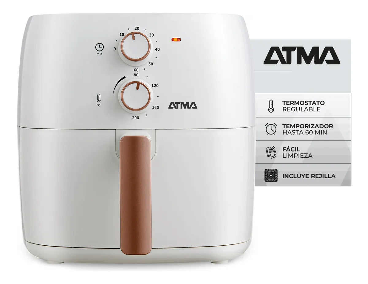 (Promo 🔥) Freidora De Aire Atma Fr60mabp 1300 W 6.5 L Con Temporizador