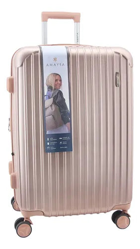 Kit Set Valija X2 Carry On 20 Y Mediana 24 Viaje Abs Amayra