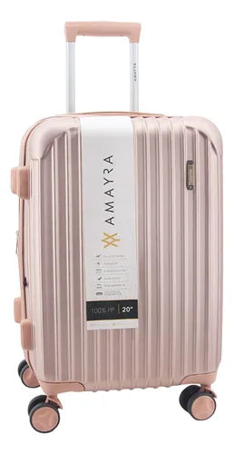 Kit Set Valija X2 Carry On 20 Y Mediana 24 Viaje Abs Amayra