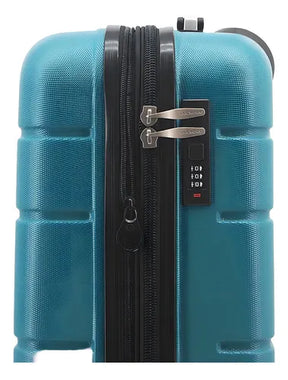 Valija Rigida Chica Carry On 20 De Cabina Unicross 4 Ruedas 360 Color Gris