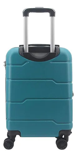 Valija Rigida Chica Carry On 20 De Cabina Unicross 4 Ruedas 360 Color Gris