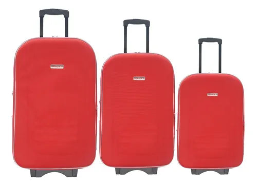 Set De Valijas Wacky Lisos Rueda Roller Semirigida