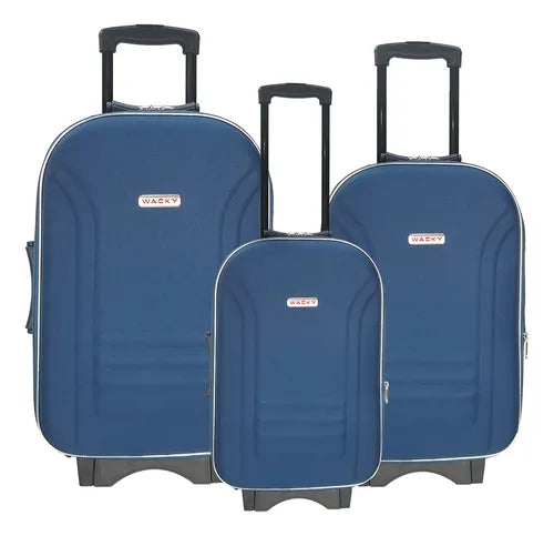 Set De Valijas Wacky Lisos Rueda Roller Semirigida