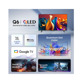 (Promoción 🔥) Smart TV Hisense 50” 4K QLED 9150Q6N